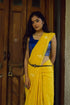 Handwoven Yellow Bengal Jamdani Saree